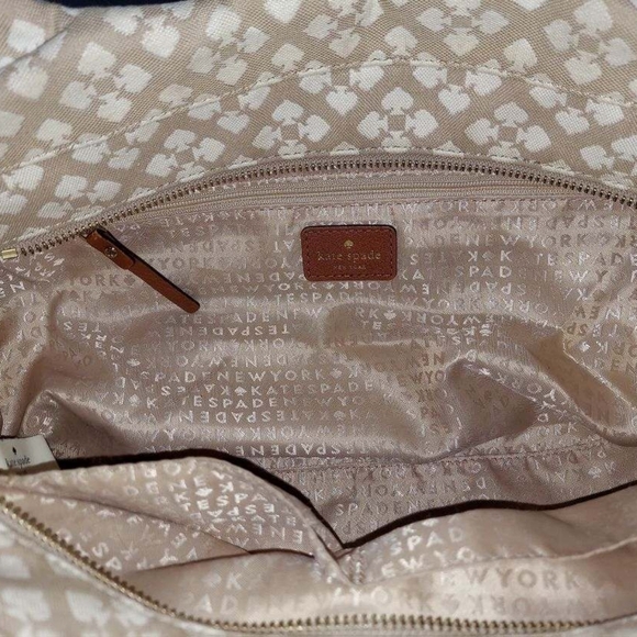 EUC KATE SPADE NEW YORK "STEVIE" VINTAGE CLASSIC SPADE STUCCO SHOULDER BAG - Picture 11 of 13